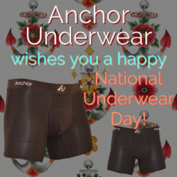 Happy National Underwear Day from Anchor Underwear - infographic