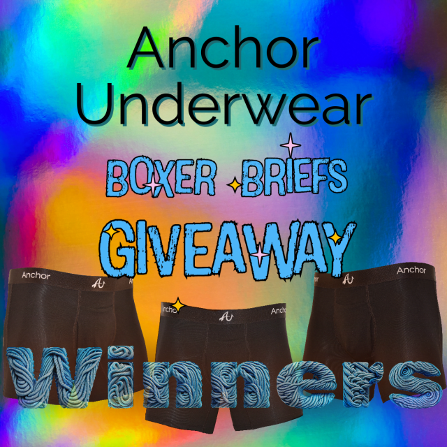 Anchor Underwear's Instagram Giveaway Winners