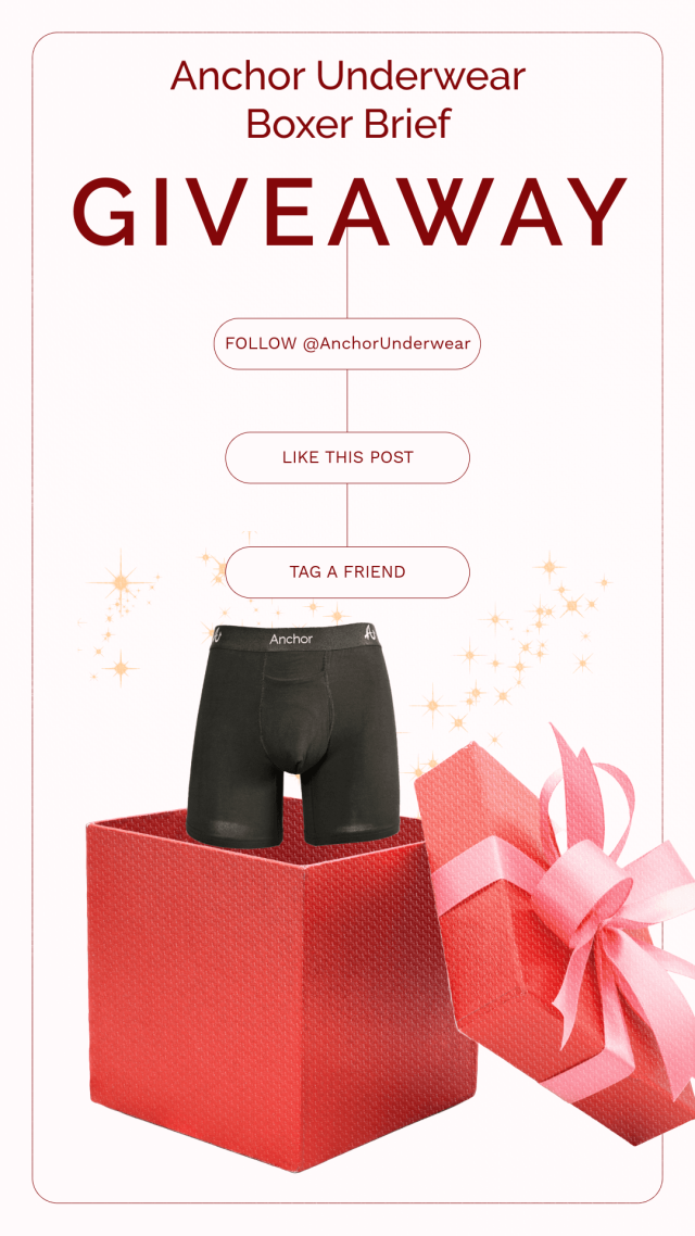 Anchor Underwear Instagram Giveaway